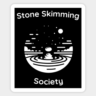 Stone Skipping Society Skimming Magnet